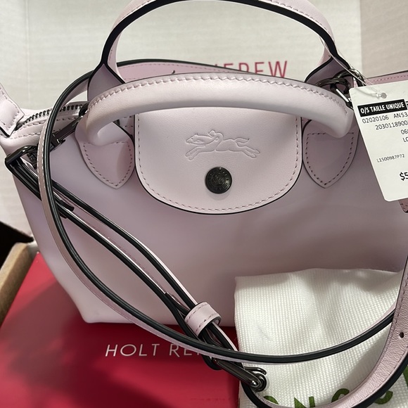 Brandnew Long Champ Extra Small Le Pliage Extra Leather Top Handle Bag w/ Strap - Picture 4 of 4